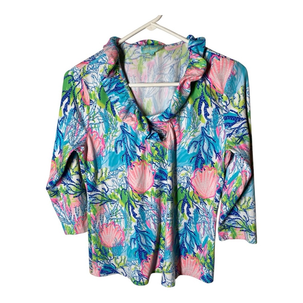 Women's ANTHONY'S RESORTWEAR Ruffle Top Small